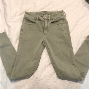american eagle high rise jeggings